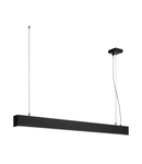 Lampa suspendata, lustra GLENOS pandantiv, pandantiv profesional negru, LED-uri, 4000K, negru, 1 m, 43W,