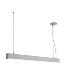 Lampa suspendata, lustra GLENOS pandantiv, argint pandantiv profesionale, LED-uri, 4000K, aluminiu anodizat, 1 m, 43W,