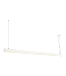 Lampa suspendata, lustra GLENOS pandantiv, pandantiv profesionale alb, LED-uri, 3000K, alb, 2 m, 85W,