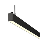 Lampa suspendata, lustra AROSA pandantiv, 1,25m negru, triac, PD, cu LED-uri de interior pandantiv, negru, 3000K,