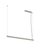 Lampa suspendata, lustra AROSA pandantiv, 1,25m aluminiu, triac PD, cu LED-uri de interior pandantiv, aluminiu, 3000K,