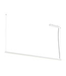 Lampa suspendata, lustra AROSA pandantiv, 2m alb, triac PD, cu LED-uri de interior pandantiv, alb, 3000K,