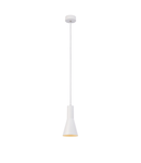 Lampa suspendata, lustra PHELIA 10 pandantiv E27, alb