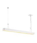 Lampa suspendata, lustra Worklight pandantiv, alb interior pandantiv cu LED-uri, alb, 3000K,