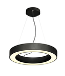 Lampa suspendata, lustra MEDO RING 60 pandantiv, negru interior pandantiv cu LED-uri, negru, 3000K,