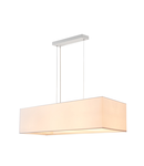 Lampa suspendata, lustra Accanto pandantiv E27, alb