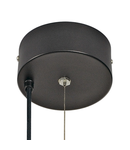 Lampa suspendata, lustra SUPROS pandantiv, negru Interior pandantiv LED, rotund, negru, 3000K, 60 ° reflector, CRI90, 2600lm,