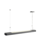 Lampa suspendata, lustra Worklight pandantiv, antracit interior LED DALI pandantiv antracit lumina 4000K,