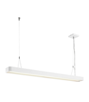 Lampa suspendata, lustra Worklight PLUS pandantiv, alb interior pandantiv cu LED-uri de lumina alba 4000K,