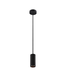 Lampa suspendata, lustra NUMINOS S Pendant, black Indoor LED recessed ceiling light black/black 2700K 24°,