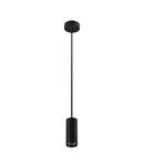 Lampa suspendata, lustra NUMINOS S Pendant, black Indoor LED recessed ceiling light black/black 4000K 24°,