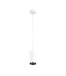 Lampa suspendata, lustra NUMINOS M Pendant, white Indoor LED pendant light white/black 2700K 60°,