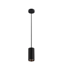 Lampa suspendata, lustra NUMINOS M Pendant, black Indoor LED recessed ceiling light black/black 3000K 24°,