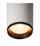 Lampa suspendata, lustra NUMINOS L Pendant, white Indoor LED pendant light white/black 2700K 60°,