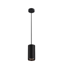 Lampa suspendata, lustra NUMINOS L Pendant, black Indoor LED recessed ceiling light black/black 4000K 24°,