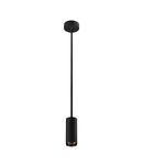 Lampa suspendata, lustra NUMINOS S Pendant, black Indoor LED pendant light black/black 2700K 24°,