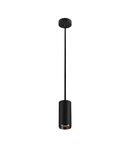 Lampa suspendata, lustra NUMINOS M Pendant, black Indoor LED pendant light black/black 3000K 24°,