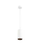 Lampa suspendata, lustra NUMINOS L Pendant, white Indoor LED pendant light white/black 2700K 24°,