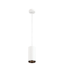 Lampa suspendata, lustra NUMINOS L Pendant, white Indoor LED pendant light white/black 2700K 36°,