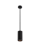 Lampa suspendata, lustra NUMINOS L Pendant, black Indoor LED pendant light black/black 3000K 24°,