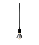 Lampa suspendata, lustra FITU Pendant E27, black pendant, A60, round, black, 5m cable with open cable end, max. 60W,