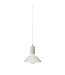 Lampa suspendata, lustra FITU Pendant E27, white A60, round, white, 5m cable with open cable end, max. 60W,