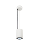 Lampa suspendata, lustra SUPROS Pendant, white pendant, LED, 4000K, round, white, 3000lm, 60° reflector, 28W,