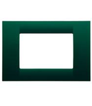 Placa ornament Virna - tehnopolimer gloss finish - 1 modul- RACING GREEN - SYSTEM