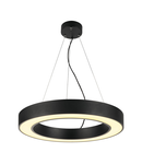 Lampa suspendata, lustra MEDO RING 60 Pendant, black pendant, LED, black, Ø 60 cm, incl. LED driver,