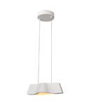 Lampa suspendata, lustra WAVE 25 Pendant, white pendant, LED, 3000K, white, max. 9W, incl. white canopy, driver,