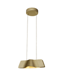 Lampa suspendata, lustra WAVE 25 Pendant, gold pendant, LED, 3000K, brass, 9W, incl. canopy brass, driver,