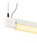 Lampa suspendata, lustra OPEN GRILL Pendant, white pendant, single-headed, LED, 3000K, square, black, 4x7,5W,