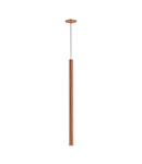 Lampa suspendata, lustra HELIA 30 Pendant, copper pendant, LED, 3000K, round, brushed copper, flat canopy, 7.5W,