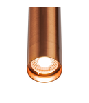 Lampa suspendata, lustra HELIA 40 Pendant, copper pendant, LED, 3000K, round, brushed copper, flat canopy, 9W,