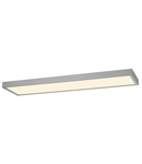 Lampa suspendata, lustra I-PENDANT PRO Pendant, grey pendant, LED, 3000K, square, silver-grey, 39W,