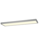 Lampa suspendata, lustra I-PENDANT PRO Pendant, grey pendant, LED, 4000K, square, silver-grey, 39W,