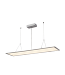 Lampa suspendata, lustra I-PENDANT PRO Pendant, grey pendant, LED, 2700K, silver-grey, L/W/H 123/29.5/1.3 cm, 35W,