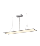 Lampa suspendata, lustra I-PENDANT PRO Pendant, grey pendant, LED, 3000K, silver-grey, L/W/H 123/29.5/1.3 cm, 35W,