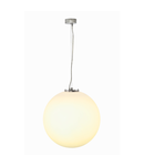 Lampa suspendata, lustra ROTOBALL 50 Pendant E27, grey pendant, TC-TSE, silver-grey/white, Ø 50 cm, max. 24W,