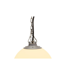 Lampa suspendata, lustra ROTOBALL 25 Pendant E27, grey outdoor pendant, TC-(D,H,T,Q)SE, ball, white/silver-grey, Ø 25 cm, max. 24W,