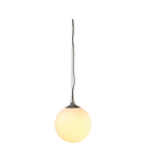 Lampa suspendata, lustra ROTOBALL 40 Pendant E27, grey outdoor pendant, TC-(D,H,T,Q)SE, ball, white/silver-grey, Ø 40 cm, max. 24W,