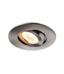 Spot incastrat, SLV Redare cu LED-uri de interior incastrat lumina plafon, nichel, RGBW controlabil,