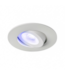 Spot incastrat, SLV Redare LED interior plafon incastrat lumina, alb, RGBW controlabil,