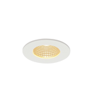 Spot incastrat, PIREQ IP incastrat lumina plafon, rotund, alb mat, 38 °, 3000K, inclusiv. conducator auto,