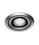 Spot incastrat, LUZO INTEGRAT LED incastrat montaj, LED, 4000K, rotund, crom mat, 36 °, 12,6W,