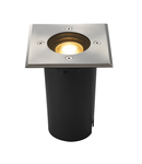 Spot incastrat, SOLASTO 120 outdoor inground montare, LED GU10 51 mm, IP67, otel inoxidabil patrat, max. 6W,