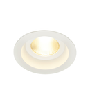 Spot incastrat, Contone incastrate montaj, cu LED-uri, 2000-3000K, rotund, alb, rigid, 13W, inclusiv arcuri lamelare,