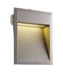 Spot incastrat, Downunder 27 in aer liber lumina de perete, cu LED-uri, 3000K, IP44, piatra-gri, 1.8W,