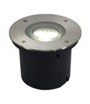 Spot incastrat, WETSY exterior montaj inground, LED, 5700K, IP67, rotund, din otel inoxidabil 316, sticla mata partial, 3W,