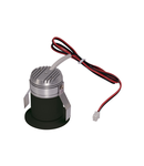 Spot incastrat, TRITON MINI incastrat cu LED-uri de montare, 3000K, rotund, negru, 1W, incl. arcuri lamelare,